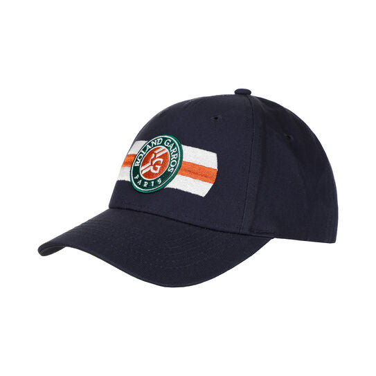 ROLAND GARROS CAP STRIPES NAVY