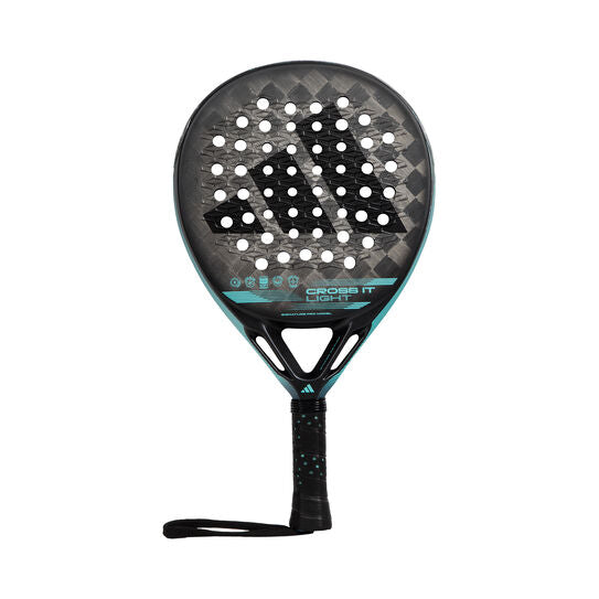 TEST ADIDAS PADEL CROSS IT LIGHT BLACK/AQUA