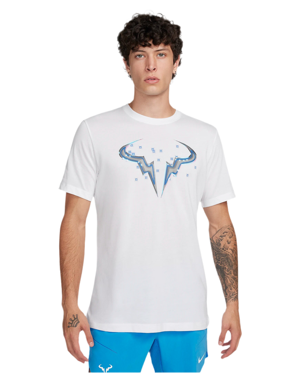 NIKE RAFA COURT DRI-FIT T-SHIRT WHITE MAN