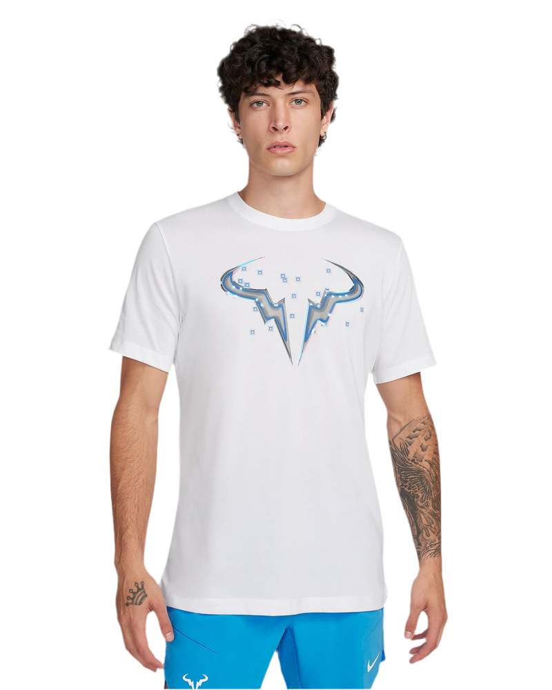 NIKE RAFA COURT DRI-FIT T-SHIRT WHITE MAN