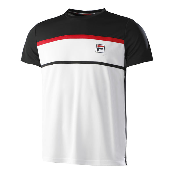 FILA T-SHIRT STEVE WHITE/BLACK MAN