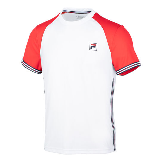 FILA T-SHIRT ALFIE WHITE/RED MAN