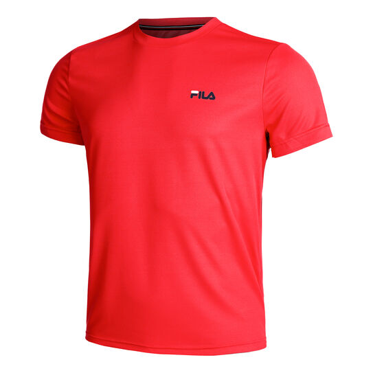 FILA T-SHIRT LOGO SMALL RED MAN