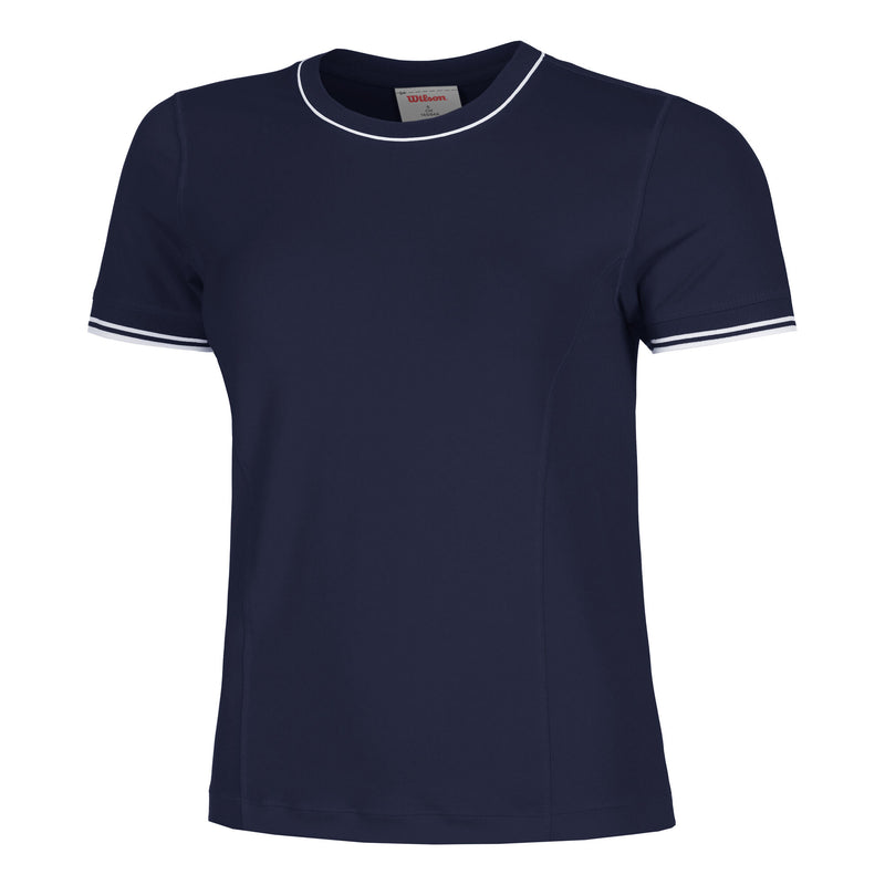 WILSON TEAM SEAMLESS TEE NAVY WOMAN