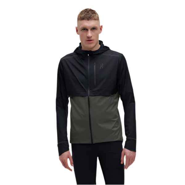 ON-RUNNING WEATHER JACKET BLACK/SHADOW MAN