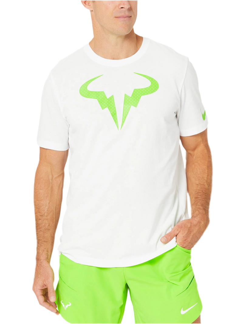 NIKE WINTER RAFA T-SHIRT WHITE/GREEN MAN