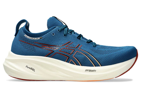 ASICS GEL-NIMBUS 26 RICH NAVY/FADED ORANGE MAN