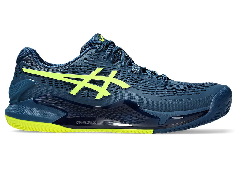 ASICS GEL-RESOLUTION 9 CLAY MAKO BLUE/SAFETY YELLOW MAN