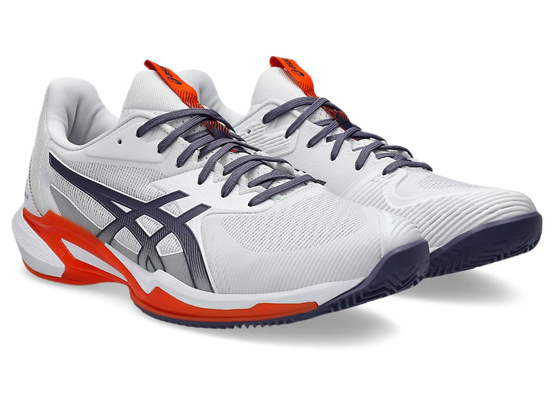 ASICS SOLUTION SPEED FF 3 CLAY WHITE/GREYISH PURPLE MAN