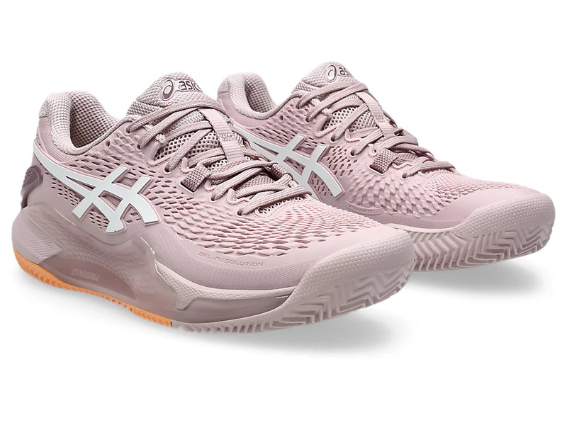 ASICS GEL RESOLUTION 9 CLAY WATERSHED ROSE/WHITE WOMAN