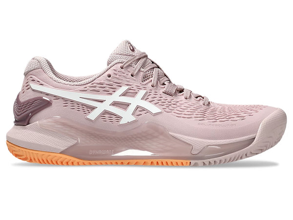 ASICS GEL RESOLUTION 9 CLAY WATERSHED ROSE/WHITE WOMAN