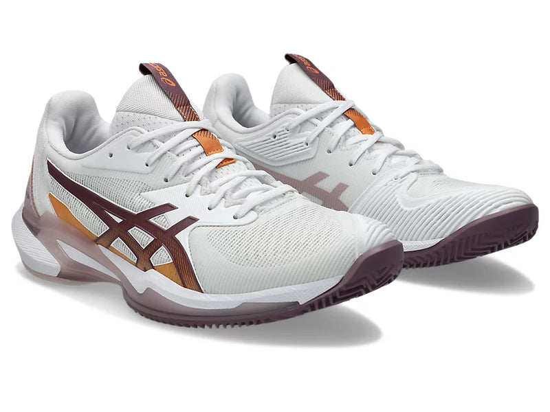 ASICS SOLUTION SPEED FF 3 CLAY WHITE/DUSTY MAUVE WOMAN