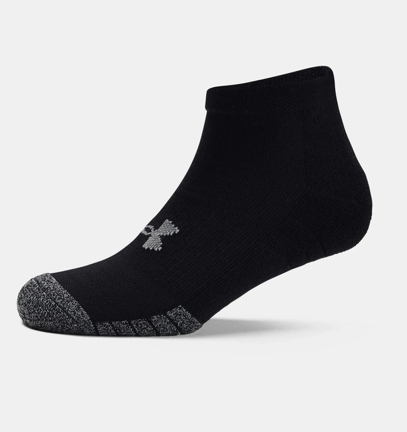 UNDER ARMOUR HEATGEARÂ® LOW CUT SOCKS BLACK (3X)