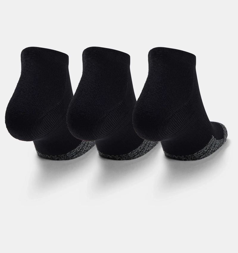 UNDER ARMOUR HEATGEARÂ® LOW CUT SOCKS BLACK (3X)