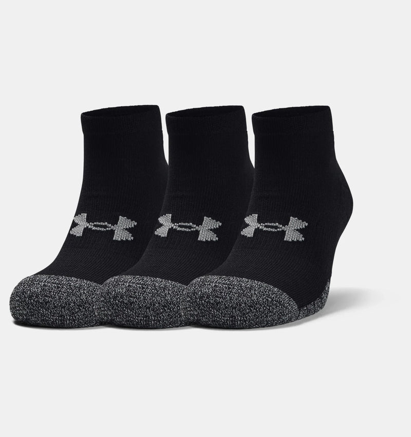 UNDER ARMOUR HEATGEARÂ® LOW CUT SOCKS BLACK (3X)