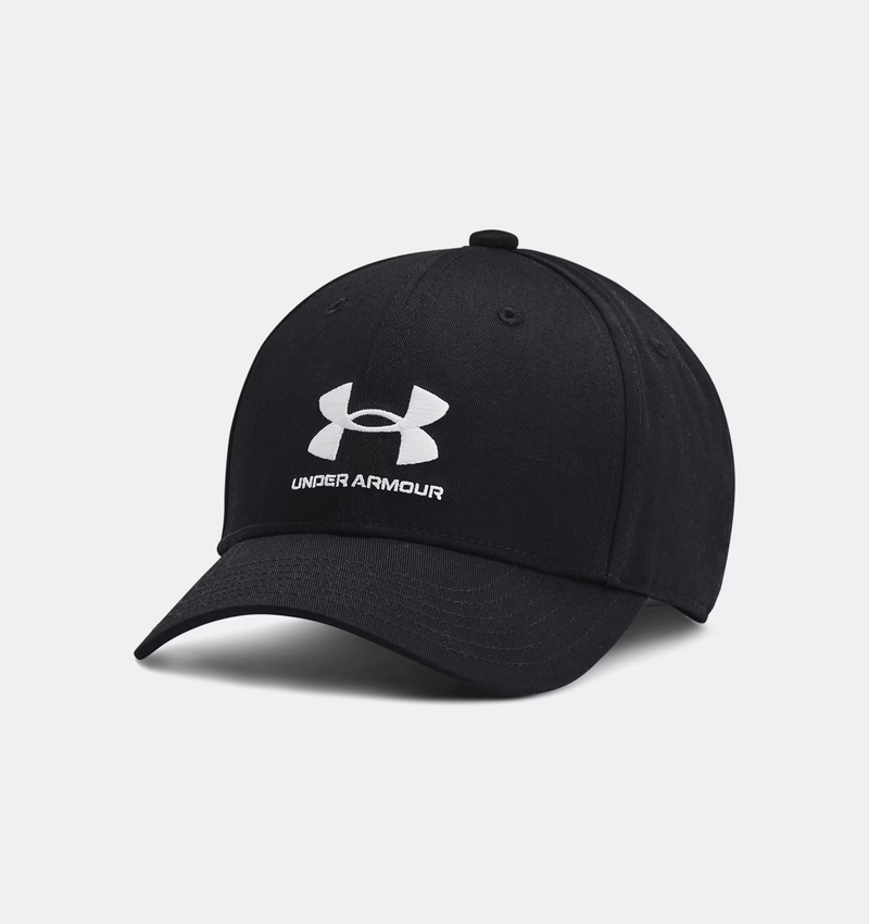 UNDER ARMOUR BRANDED ADJUSTABLE CAP BLACK JUNIOR