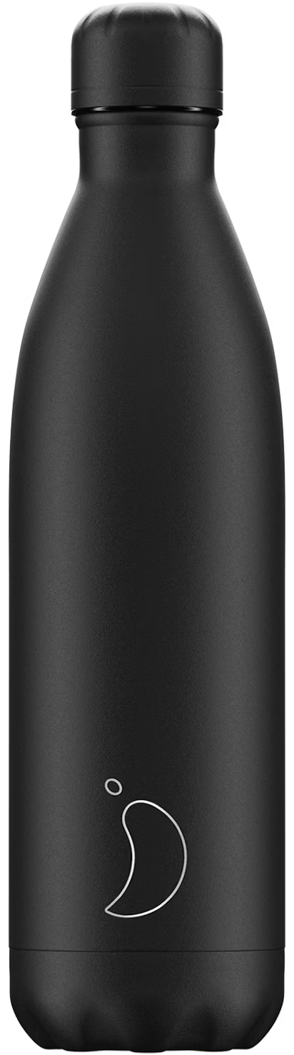 CHILLY'S BOTTLE MONOCHROME EDITION BLACK 750ml