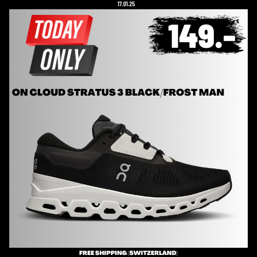 ON CLOUD STRATUS 3 BLACK/FROST MAN