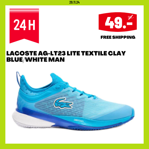 LACOSTE AG-LT23 LITE TEXTILE CLAY BLUE/WHITE MAN