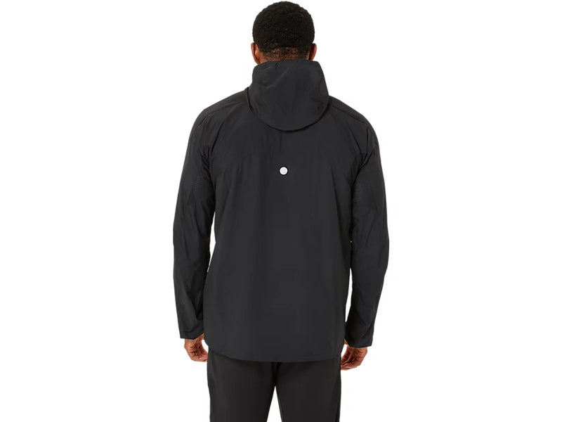 ASICS ROAD PACKABLE JACKET BLACK MAN