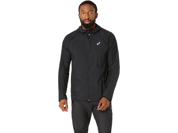 ASICS ROAD PACKABLE JACKET BLACK MAN