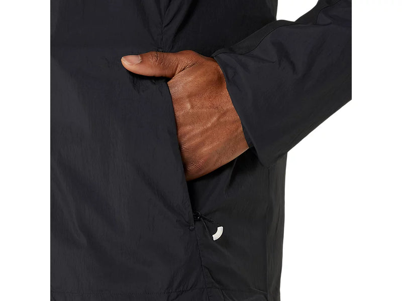 ASICS ROAD PACKABLE JACKET BLACK MAN