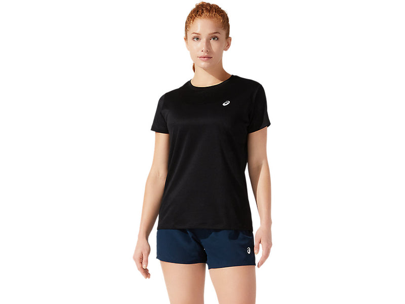 ASICS CORE SS TOP BLACK WOMAN