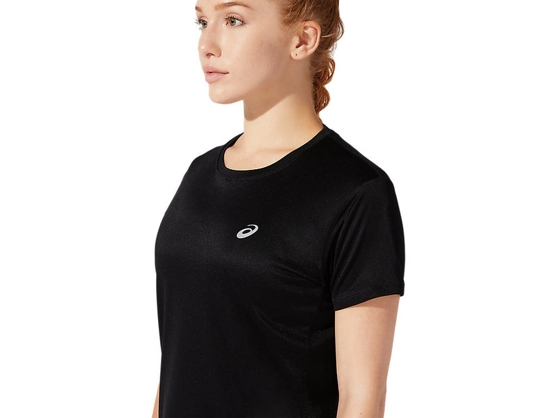 ASICS CORE SS TOP BLACK WOMAN