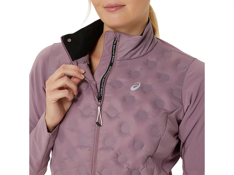 ASICS ROAD WINTER JACKET DUSRTY MAUVE WOMAN