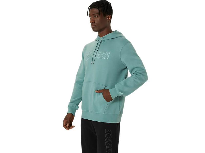 ASICS LOGO OTH HOODIE CELADON/LIGHT CELADON MAN