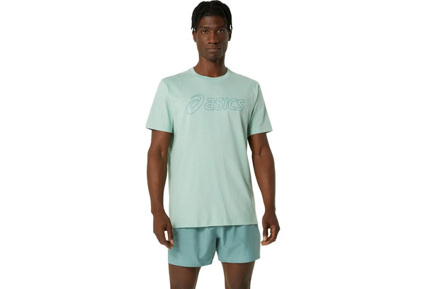 ASICS LOGO SS TEE LIGHT CALEDON MAN