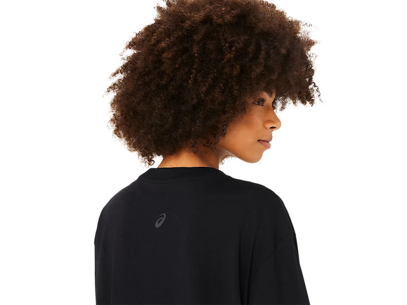 ASICS LOGO TEE BLACK WOMAN