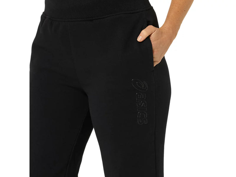 ASICS LOGO SWEAT PANT BLACK WOMAN