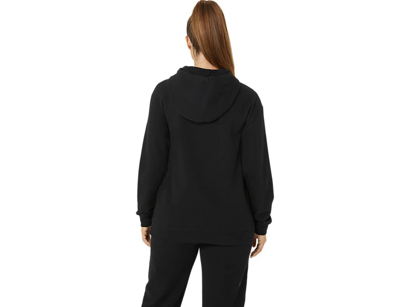 ASICS LOGO OTH HOODIE BLACK WOMAN