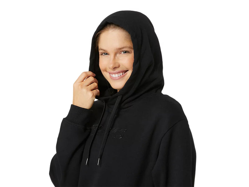 ASICS LOGO OTH HOODIE BLACK WOMAN