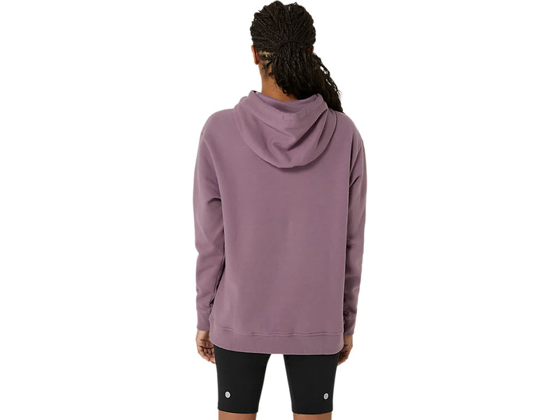 ASICS LOGO OTH HOODIE DUSTY MAUVE WOMAN