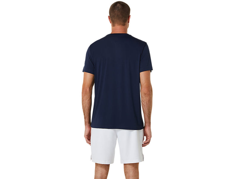 ASICS COURT TENNIS GRAPHIC TEE MIDNIGHT MAN