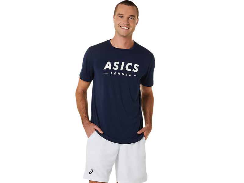 ASICS COURT TENNIS GRAPHIC TEE MIDNIGHT MAN