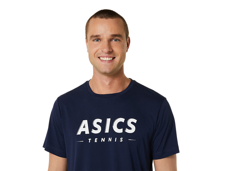 ASICS COURT TENNIS GRAPHIC TEE MIDNIGHT MAN