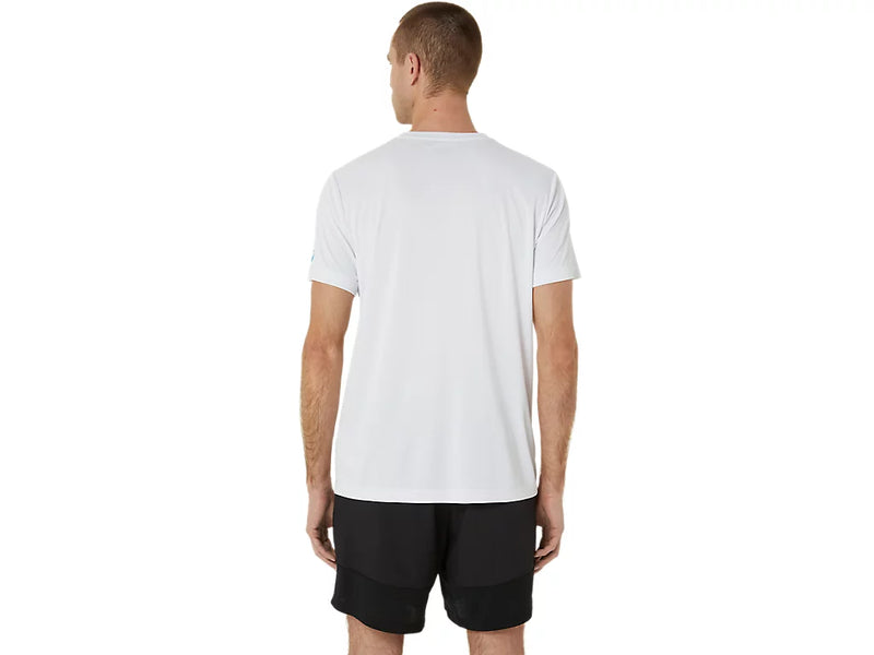 ASICS COURT GRAPHIC TEE BRILLIANT WHITE MAN