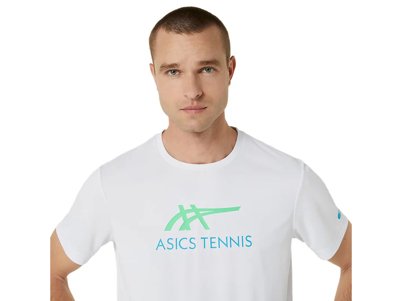 ASICS COURT GRAPHIC TEE BRILLIANT WHITE MAN