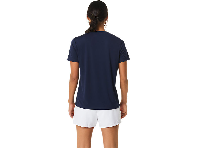 ASICS COURT GRAPHIC TEE MIDNIGHT WOMAN