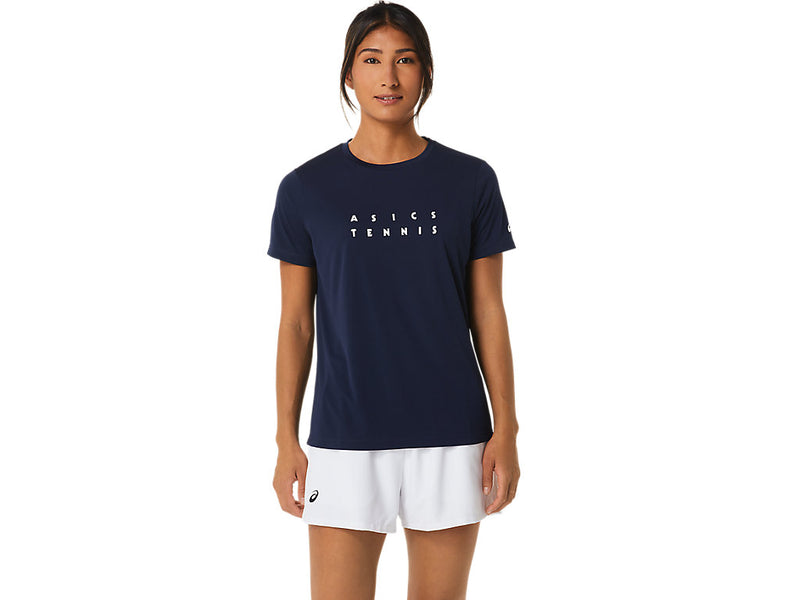 ASICS COURT GRAPHIC TEE MIDNIGHT WOMAN