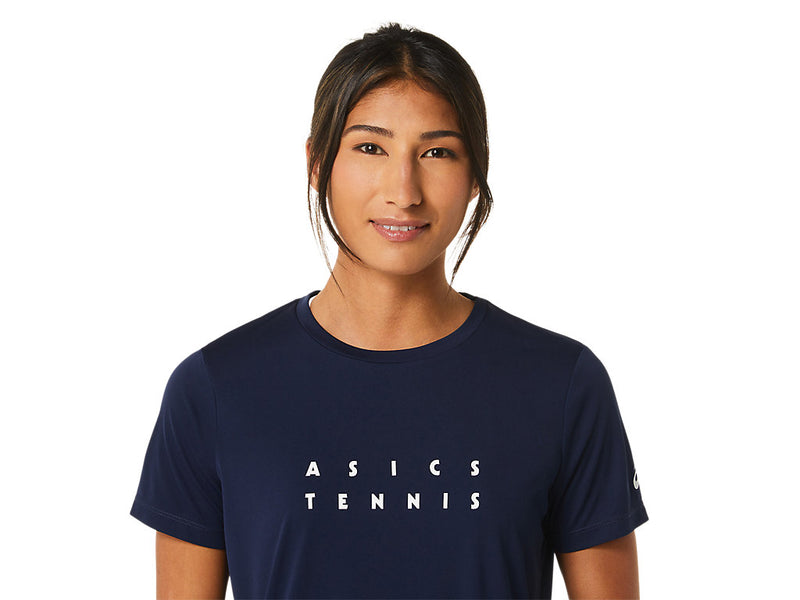 ASICS COURT GRAPHIC TEE MIDNIGHT WOMAN