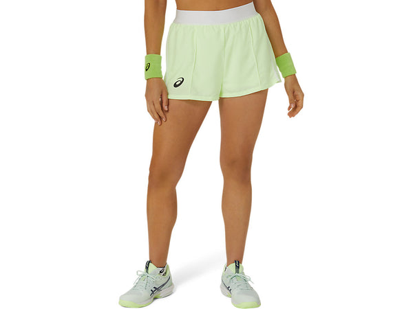 ASICS MATCH SHORT ILLUMINATE YELLOW WOMAN