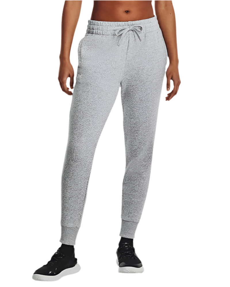 UNDER ARMOUR RIVAL FLEECE JOGGERS GREY WOMAN