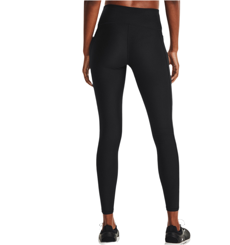 UNDER ARMOUR HEATGEAR® NO-SLIP WAISTBAND FULL-LENGTH LEGGINGS BLACK WOMAN