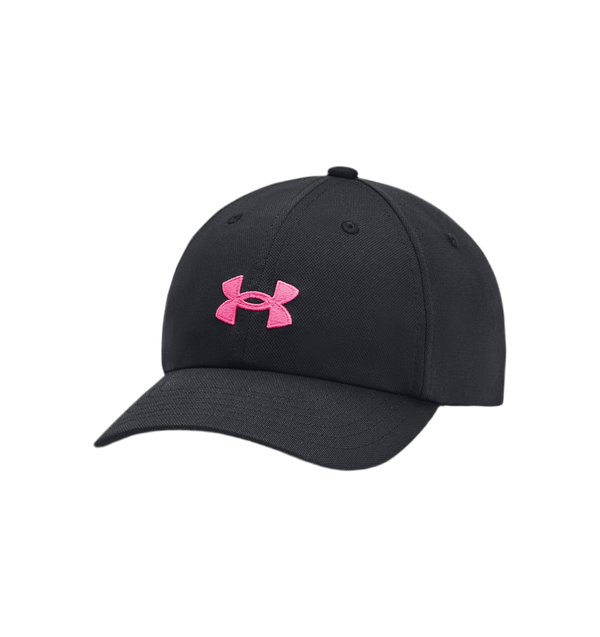 UNDER ARMOUR BLITZING ADJUSTABLE CAP BLACK/PINK JUNIOR