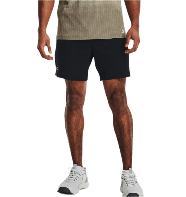 UNDER ARMOUR VANISH WOVEN 6" SHORTS BLACK MAN