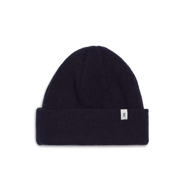 ON RUNNING MERINO BEANIE NAVY